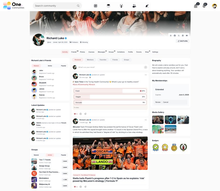 Profile Page